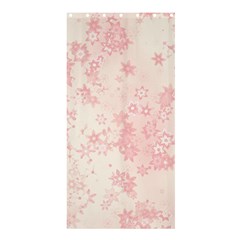 Baby Pink Floral Print Shower Curtain 36  X 72  (stall)  by SpinnyChairDesigns