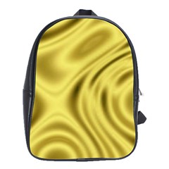 Golden Wave School Bag (large) by Sabelacarlos