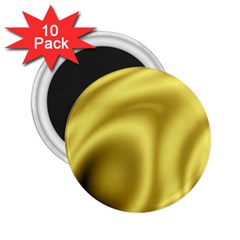 Golden Wave 2 2 25  Magnets (10 Pack)  by Sabelacarlos