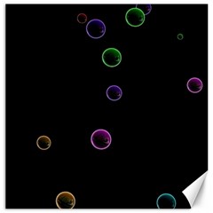 Bubble In Dark 2 Canvas 12  X 12  by Sabelacarlos