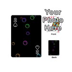 Bubble In Dark 2 Playing Cards 54 Designs (Mini) Front - Spade2
