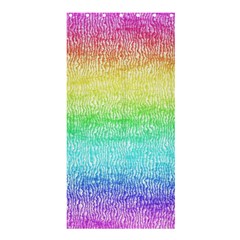 Rainbow Ombre Texture Shower Curtain 36  X 72  (stall)  by SpinnyChairDesigns