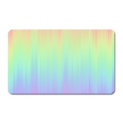 Pastel Rainbow Gradient Magnet (rectangular) by SpinnyChairDesigns