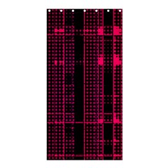 Pink Black Punk Plaid Shower Curtain 36  X 72  (stall)  by SpinnyChairDesigns