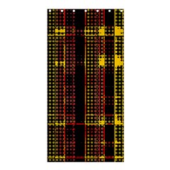 Red Yellow Black Punk Plaid Shower Curtain 36  X 72  (stall)  by SpinnyChairDesigns