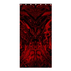 Black Magic Gothic Swirl Shower Curtain 36  X 72  (stall)  by SpinnyChairDesigns