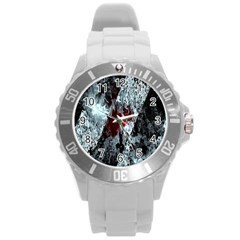 Flamelet Round Plastic Sport Watch (l) by Sparkle