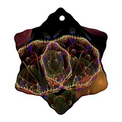 Fractal Geometry Snowflake Ornament (two Sides)