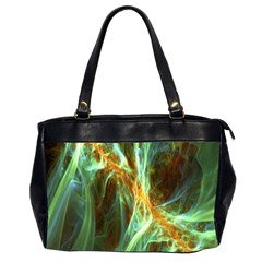 Abstract Illusion Oversize Office Handbag (2 Sides)