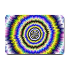 Psychedelic Blackhole Small Doormat  by Filthyphil