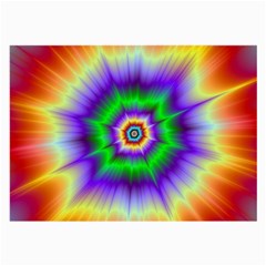 Psychedelic Explosion Large Glasses Cloth (2 Sides) by Filthyphil