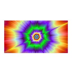 Psychedelic Explosion Satin Wrap by Filthyphil