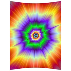 Psychedelic Explosion Back Support Cushion by Filthyphil