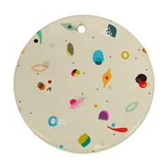 Dots, Spots, And Whatnot Ornament (round) by andStretch