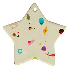 Dots, Spots, And Whatnot Star Ornament (two Sides) by andStretch