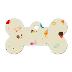 Dots, Spots, And Whatnot Dog Tag Bone (two Sides) by andStretch