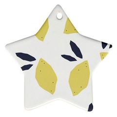 Laser Lemons Star Ornament (two Sides) by andStretch