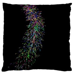 Galaxy Space Large Flano Cushion Case (one Side) by Sabelacarlos