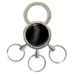 Galaxy Space 3-ring Key Chain by Sabelacarlos