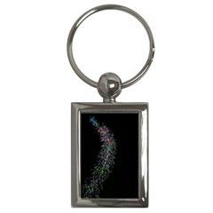 Galaxy Space Key Chain (rectangle) by Sabelacarlos