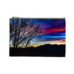 Sunset Landscape Scene, San Juan Province, Argentina003 Cosmetic Bag (large) by dflcprintsclothing