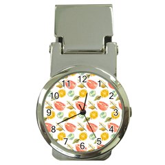 Citrus Gouache Pattern Money Clip Watches by EvgeniaEsenina