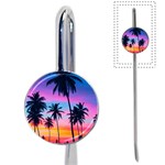 Sunset palms Book Mark Front