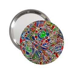 Pop Art - Spirals World 1 2 25  Handbag Mirrors