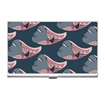 Doodle Queen Fish Pattern Business Card Holder