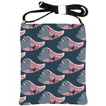 Doodle Queen Fish Pattern Shoulder Sling Bag