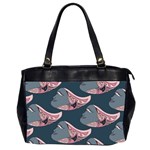 Doodle Queen Fish Pattern Oversize Office Handbag (2 Sides)