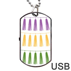 Tassels Tassel Bunting Banner Dog Tag Usb Flash (one Side) by HermanTelo