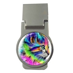 Rainbowcat Money Clips (round)  by Sparkle