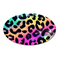 Animal Print Oval Magnet