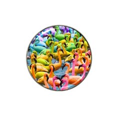 Rainbow Flamingos Hat Clip Ball Marker by Sparkle