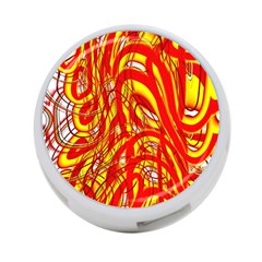 Fire On The Sun 4-port Usb Hub (one Side) by ScottFreeArt