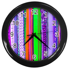 Fashion Belts Wall Clock (black) by essentialimage