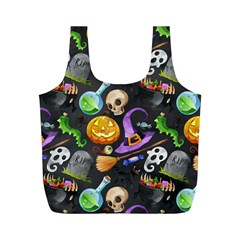 Halloween Full Print Recycle Bag (m) by Angelandspot