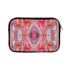 Intricate Red Marbling Apple Ipad Mini Zipper Cases by kaleidomarblingart