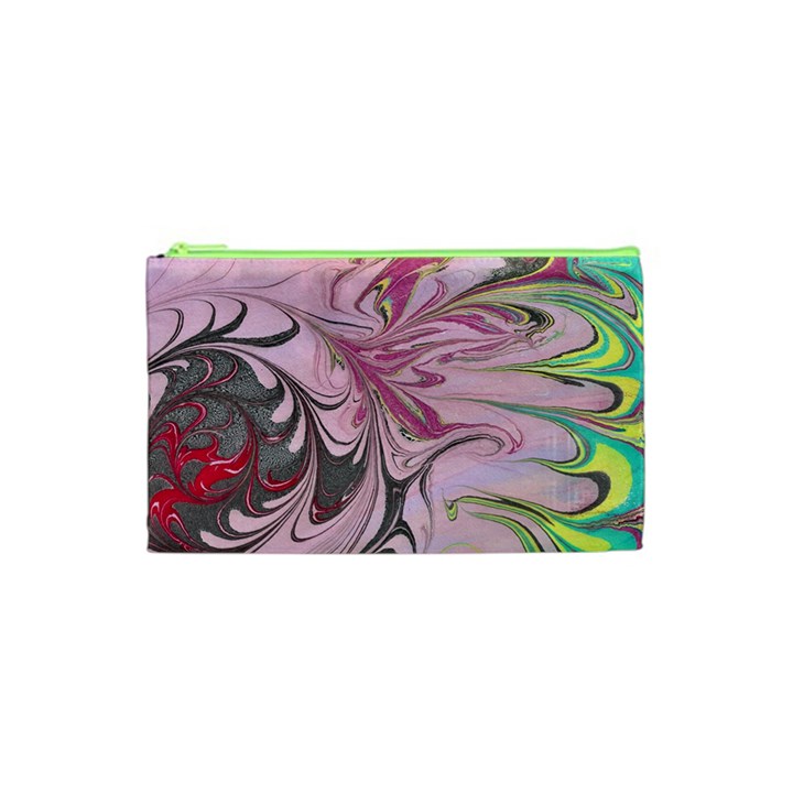 Petals with marbling Cosmetic Bag (XS)