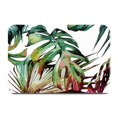 Watercolor Monstera Leaves Plate Mats