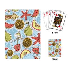 Tropical Pattern Playing Cards Single Design (rectangle) by GretaBerlin