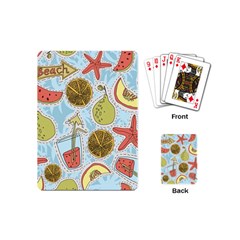 Tropical Pattern Playing Cards Single Design (mini) by GretaBerlin