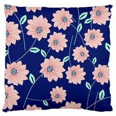 Floral Large Cushion Case (one Side) by Sobalvarro