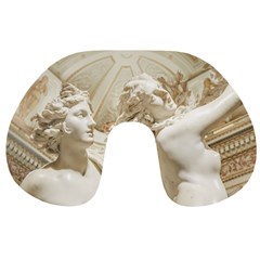 Apollo And Daphne Bernini Masterpiece, Italy Travel Neck Pillow by dflcprintsclothing
