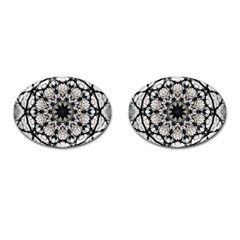 Evil Mandala  Cufflinks (oval) by MRNStudios