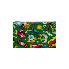 Cartoon Pattern Cosmetic Bag (small) by designsbymallika