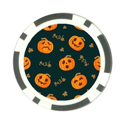 Halloween Poker Chip Card Guard by Sobalvarro