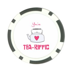 Your Tea-riffic Poker Chip Card Guard