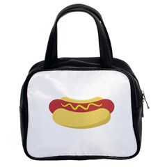 Hotdog Classic Handbag (two Sides) by CuteKingdom
